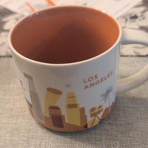 Starbucks Los Angeles Mug - Orange and White